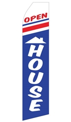 Open House Econo Stock Flag - 16 Ft. econostock, feather, blade, swooper